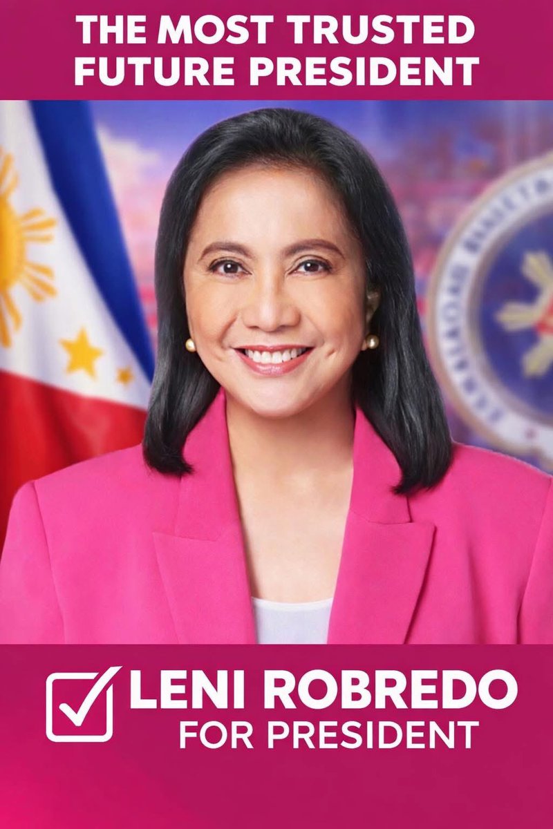 𝐓𝐇𝐄 𝐍𝐄𝐗𝐓 𝐏𝐑𝐄𝐒𝐈𝐃𝐄𝐍𝐓 𝐎𝐅 𝐓𝐇𝐄 𝐑𝐄𝐏𝐔𝐁𝐋𝐈𝐂 🇵🇭🇵🇭🇵🇭

LENI ROBREDO

✅EKONOMISTA
✅LAWYER
✅VICE PRESIDENT (EXECUTIVE)
✅CONGRESSWOMAN (LEGISLATIVE)
✅CLEAN TRACK RECORD
✅GOOD GOVERNANCE

LUZON, VISAYAS, MINDANAO LENI ROBREDO SOLID!

#Leni2028 #LetLeniLead2028