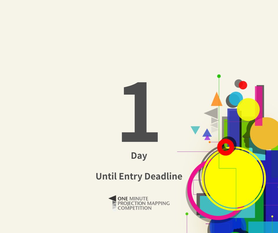 1minute Projection Mapping Competition tweet media