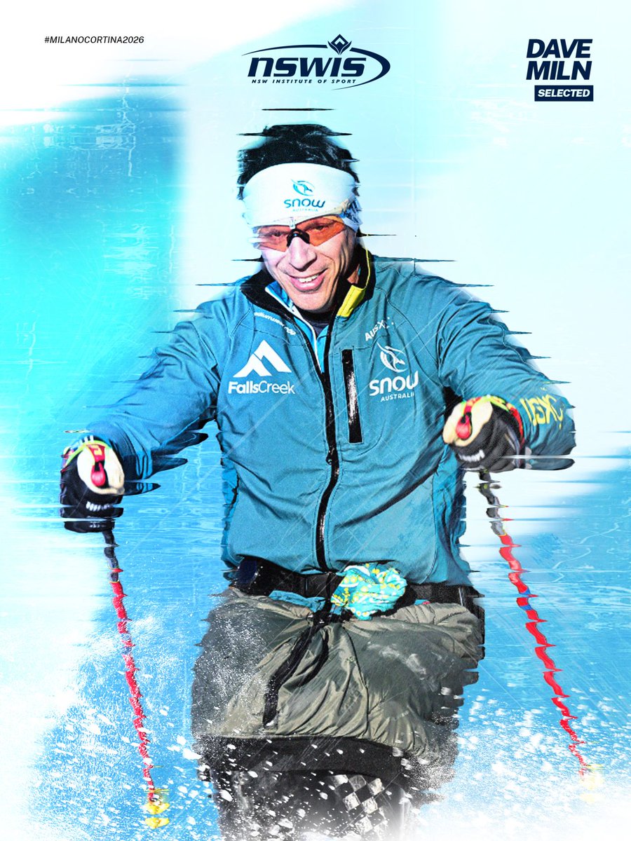 NSWIS's tweet photo. NSWIS congratulates its scholarship holders and supported para-athletes on their selection to the Australian Paralympic Team! 🇦🇺❄️
 
The 2026 Winter Paralympic Games in Milano Cortina get underway on Friday 6 March 2026, and we’re counting down the days! https://t.co/6MqUsBfhCd