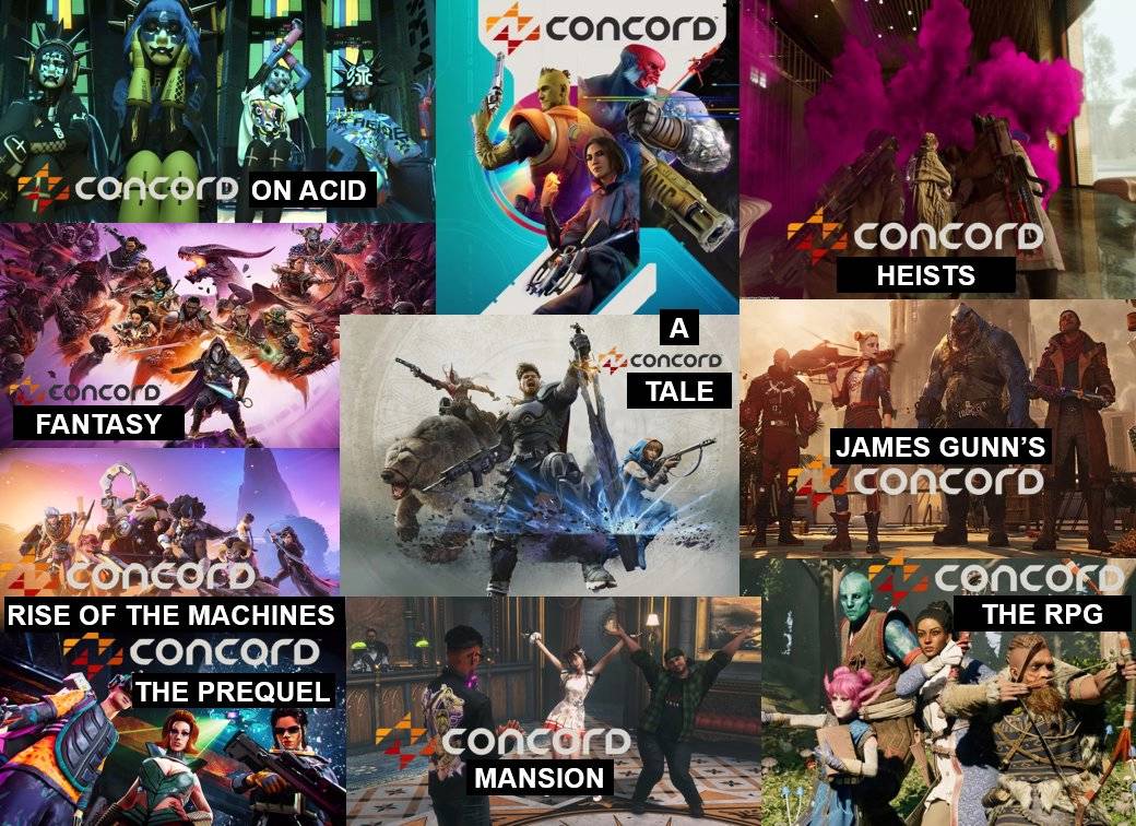 PogPog_APP's tweet photo. [Pog Meme😆]
A New Genre: Concord-Like

On the Steam subreddit, a player proposed a new game genre concept: Concord-Like.

Common features of Concord-Like games:
• Massive budget and overwhelming advertising.
• Selling point is a diverse (and bizarre) cast of characters.
• A live service game (self-proclaimed).
• The developers are arrogant, cliquish, and work against their potential players.

How do you evaluate the concept of Concord-like? Apart from the examples shown in the image, are there any games in your mind that conform to the concept of Concord-like?🤣

#pogpog #Concord #reddit #steam