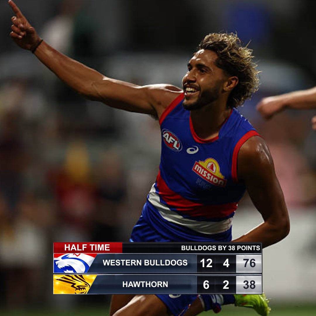 TheSaltyBulldog's tweet image. COMMUNITY SERIES | HALF TIME

📲 Follow @TheSaltyBulldog on Twitter

#AFLDogsHawks