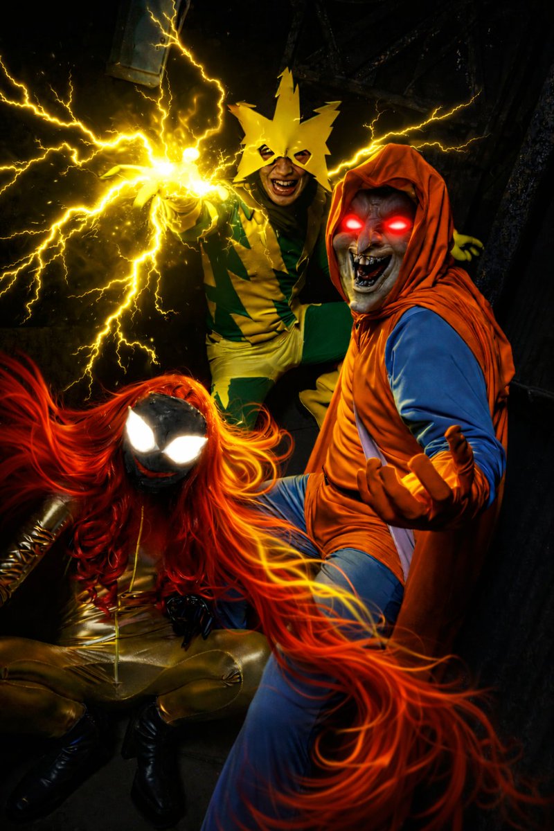 ＊コスプレ＊

シニスターシンジケートと3人で撮影しました！
いつか5人で撮影したい😆
カメラマンさんに最高にかっこよく撮って貰い、加工してさらにいいかんじに出来ました！
📸<a href="/PhotolifeOka/">Okano_yah</a>
⚡<a href="/52sFukuoka/">福岡 将太*</a>
🎭<a href="/0itawashiya/">カレハ</a>
#スパイダーバース2026