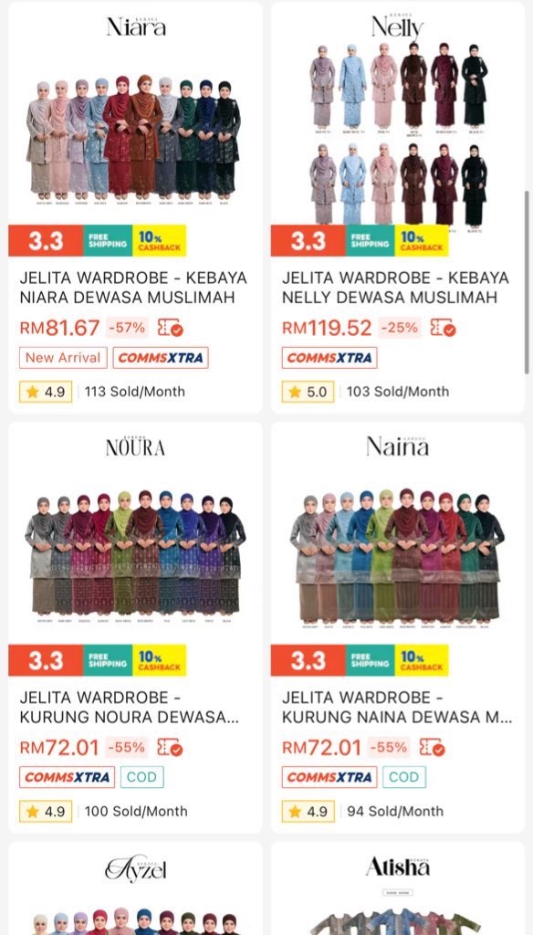 pov: you finally jumpa lubuk kedai baju raya cecantik yang jual BAWAH RM150 😍
