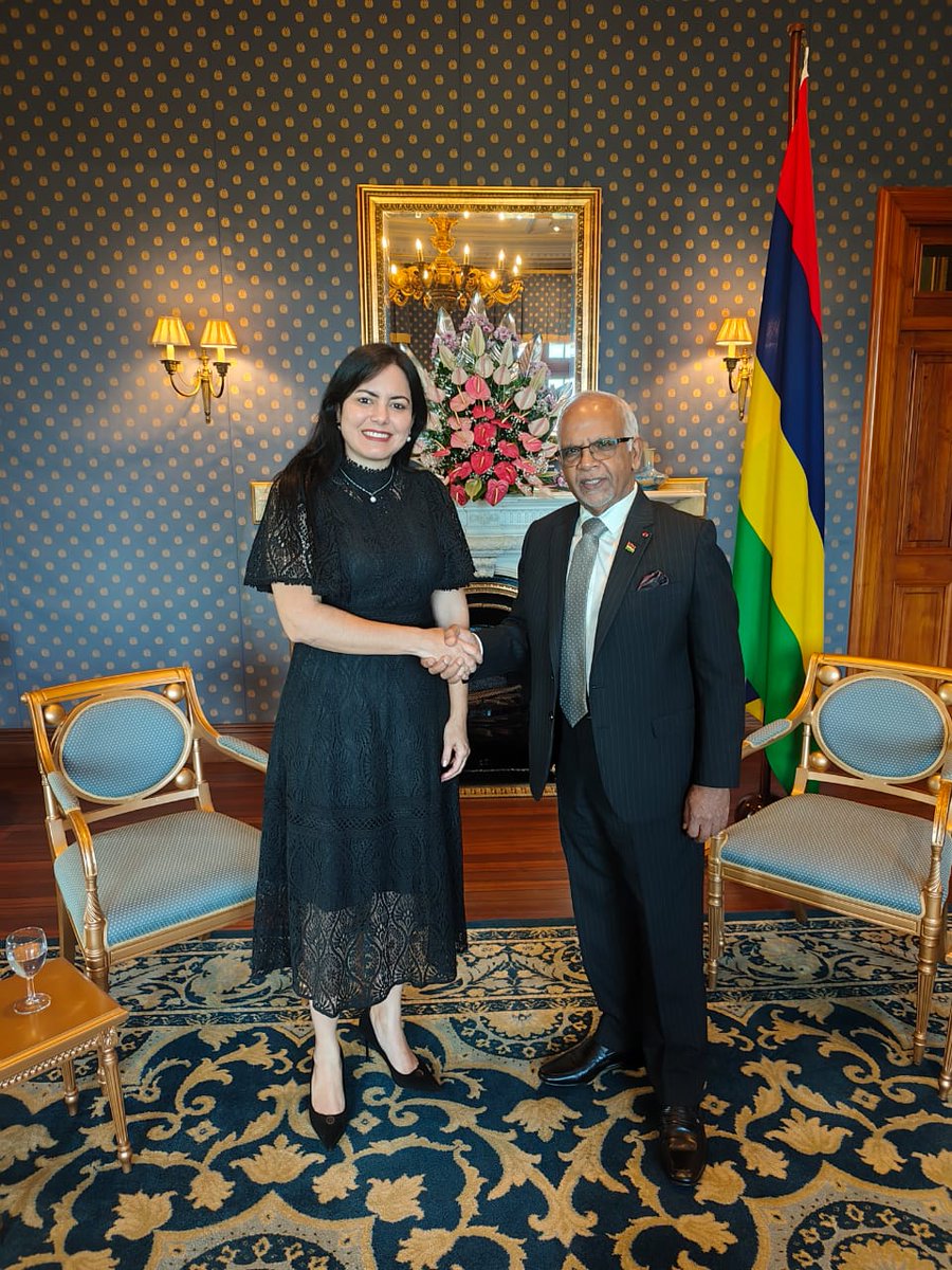 eye_southern's tweet image. #Cuba | #Mauritius
President of Mauritius receives Letters of Credence from Cuban 🇨🇺 Ambassador.

Port Louis, February 27, 2026 – The President of #Mauritius, H.E. Mr. Dharambeer Gokhool, today reaffirmed his support for Cuba in the face of the #US blockade upon receiving the
1/3