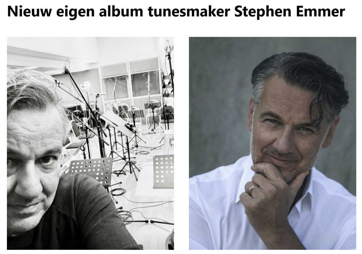 Nieuw eigen album tunesmaker Stephen Emmer. 
Nu meer op jingleweb.nl