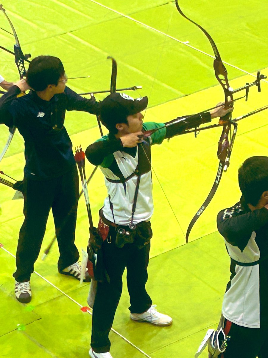 634Archery's tweet photo. 【2/27 インカレインドア】
長崎県で行われた全日本学生室内アーチェリー個人選手権大会予選に4年生の中澤優太が出場しました。

スコアは以下の通りです。
18m-1: 253点　18m-2: 247点

惜しくも本戦への出場はかないませんでしたが、学生としての最後を飾ることのできた試合になりました。 https://t.co/1H5H0vm4Ec