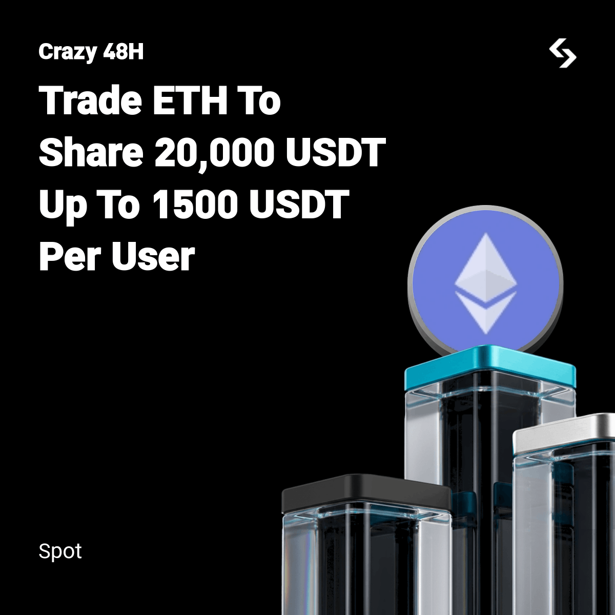 kai_minutes's tweet image. Crazy 48h trở lại với Bitget user. Lần này giao dịch ETH và chia sẻ 20.000 USDT 
🏆 350 winners | Tối đa 1500 USDT each 
⏳ 48 hours only: Feb 25, 16:00 – Feb 27, 16:00 (UTC) 
Link sự kiện: bitget.com/vi/launchhub/t…
#bitget #coinminutes