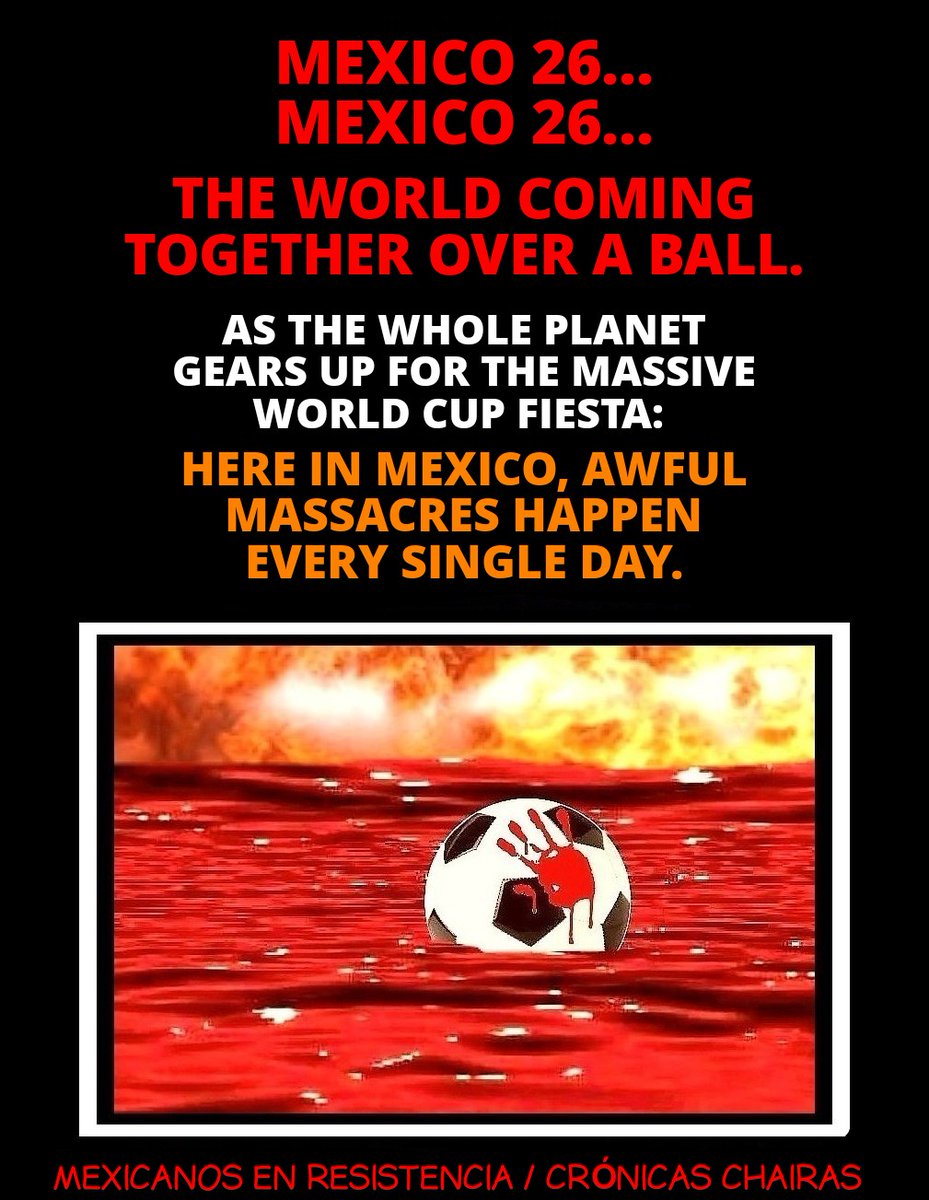 <a href="/nypost/">New York Post</a> We should cancel every single international event in Mexico, World Cup included. 
It’s just plain common sense. 
Or are we really gonna wait until we find out the hard way that Mexico is literally the most dangerous place on Earth?