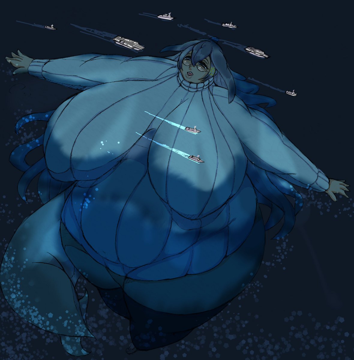 もはや人間はオキアミ感覚なシロナガスママン…
人類が生態系レッドブックに載るのも時間の問題… 