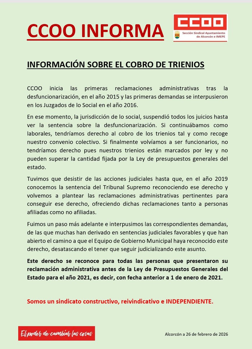 CCOOALCORCON's tweet photo. https://t.co/5b5BykxA9b