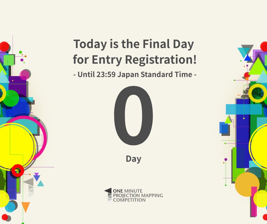 1minute Projection Mapping Competition tweet media