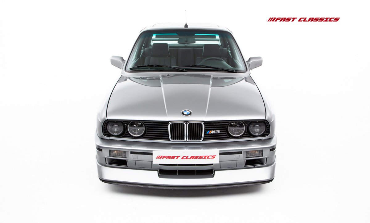 This stunning BMW E30 M3 is a true survivor in its original factory coat of Lachs Silver with the car presenting all around in wonderful order.