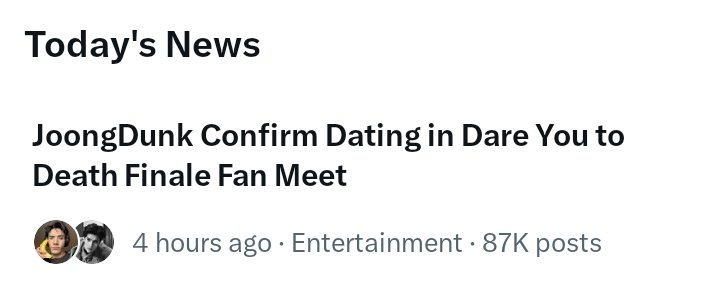 Omg Joongdunk Confirm dating X made it official; There is no going back now...

#DareYouToDeathFinalEP #JoongDunk #JoongArchen #dunknatachai