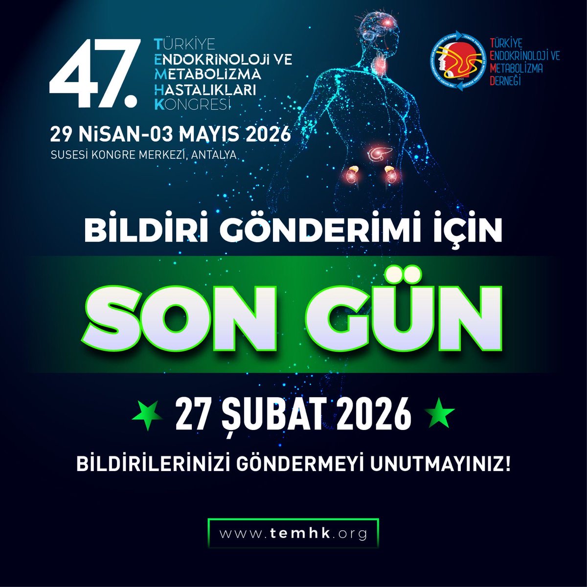 Türkiye Endokrinoloji ve Metabolizma Derneği tweet media