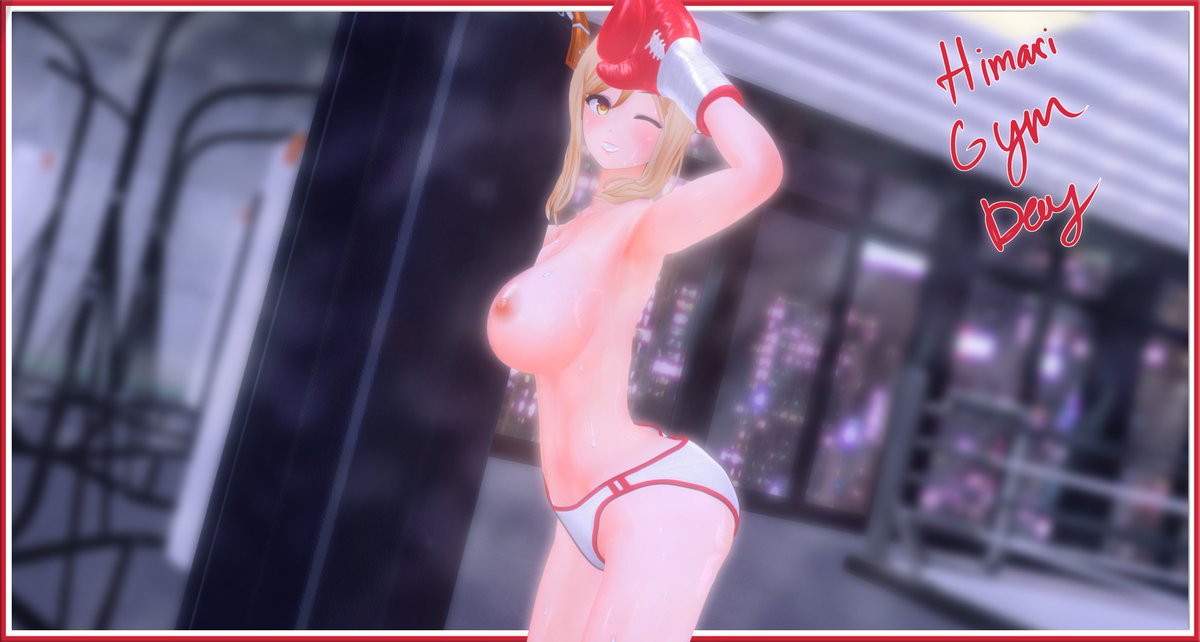 Steamy Sandbag Session 💦
 Himari - pixiv.net/en/users/11029…