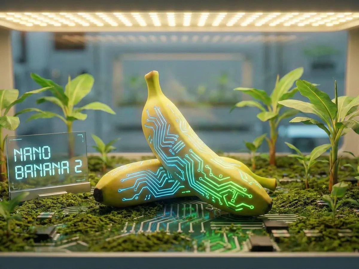 dStockcom's tweet image. Google just dropped the bomb 🍌

Nano Banana 2 is LIVE — Pro-grade quality at Flash speed, real-time world knowledge, native 4K, perfect text, lightning edits.  

$GOOGL to the moon  👀  app.hyperliquid.xyz/trade/GOOGL/US…  

 #NanoBanana2 #GoogleAI #Gemini #AIArt #GOOGL