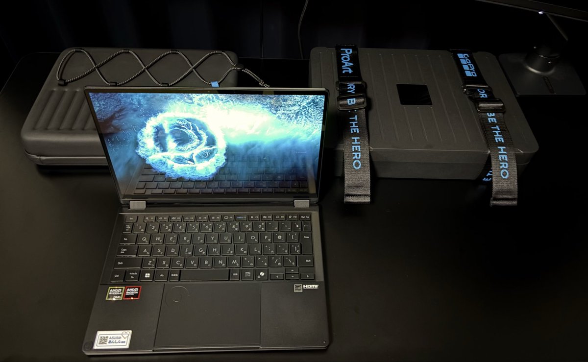 my new gear…
ProArt GoPro Edition(PX13)

メモリがいっぱいあるので色々できそう