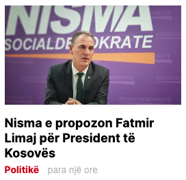 besartkuleta's tweet photo. m'pelqen, gjallnik o s'nalet. 

Kur vje puna te veni s'kqyre çfare posti a kryeminister, a president, a kryeparlamentar 

me randsi m'u sakrifiku per ket Kosove https://t.co/7IfrH9aJv7