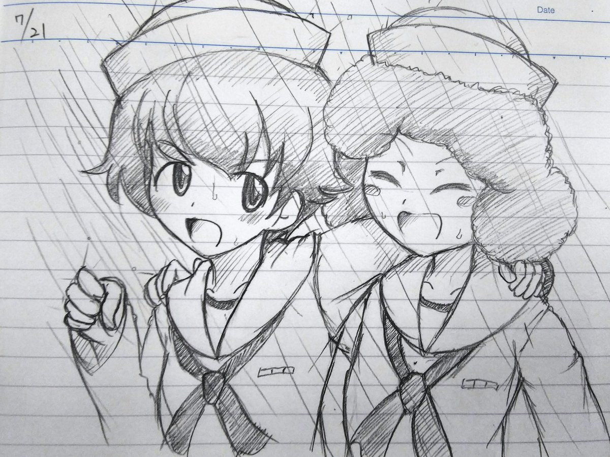 ラム誕おめー!過去絵でお祝い!
しかし、ナカジマとセットで描いてるのが目立つねw 