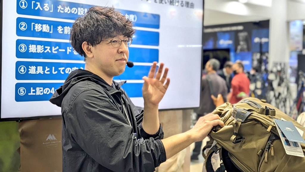 photostorywithu's tweet photo. @y_shibata0226II #SummitCreative
CP+2026 楽しいプレゼンは、あっという間に時間がすぎる。カバンが欲しくなった。 https://t.co/iPOWRqlJNV