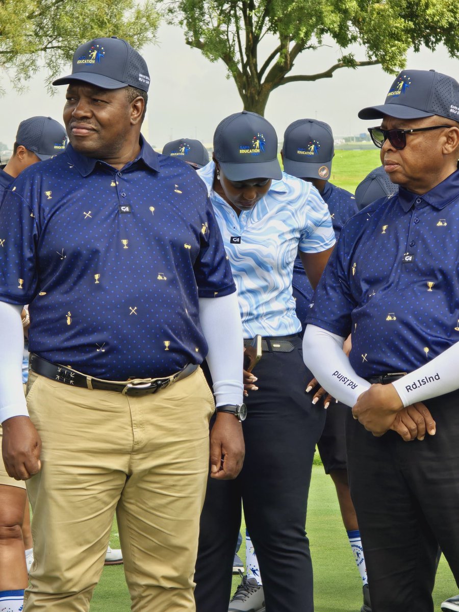 SAPoliceService's tweet image. #sapsHQ The #NationalGolfDay is in full swing. The Acting Minister of Police, Professor Firoz Cachalia, hit the first ball from the tee to kickstart the golf challenge.

Participating in the golf challenge are the Deputy Minister of Police Mr Cassel Mathale together with #SAPS