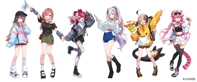 【お知らせ】 公式店舗オリジナル商品新シリーズ 「hololive TRAVEL」シリーズVol.3 のイラストを担当させていただきました! どうぞよろしくお願いいたします #holoshopTokyo #holoshopUmeda