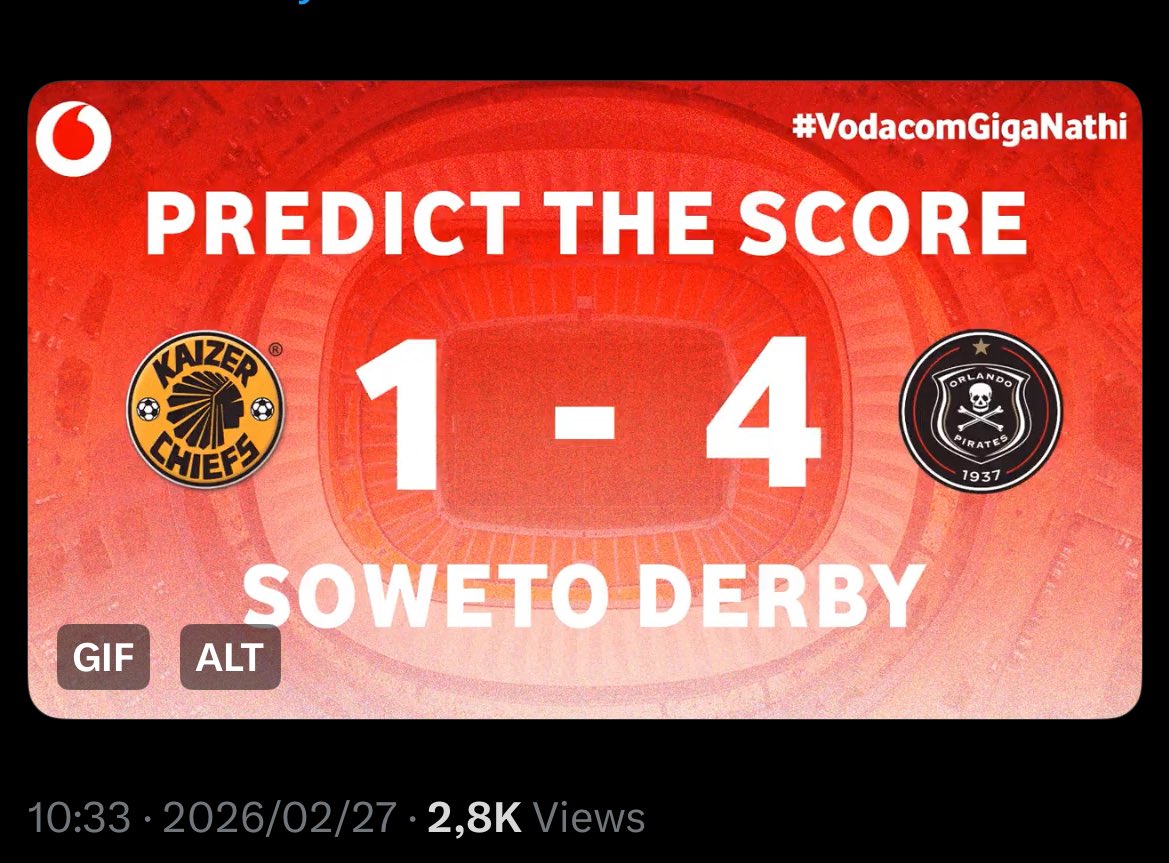 #VodacomGiganathi
I know my fc will disappoint 🤦🏾‍♂️