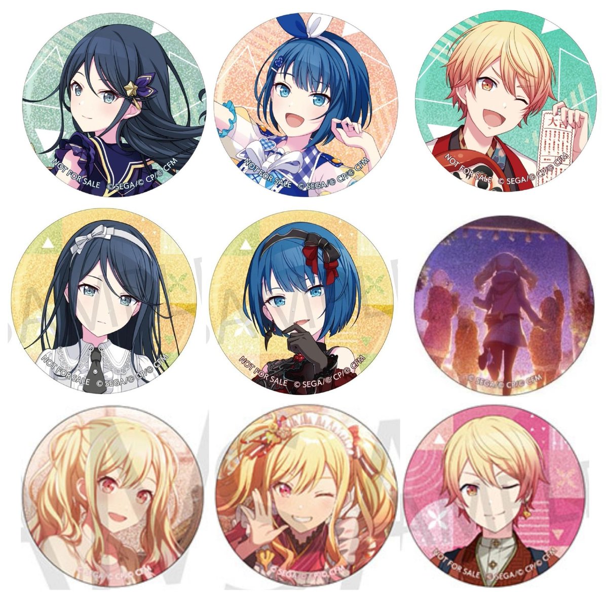 グリッター缶バッジ