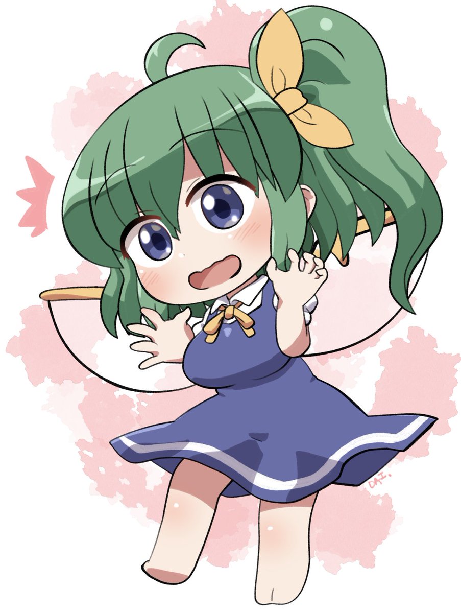 大妖精 「おどろき大ちゃん #おは東方」|六合ダイスケ@春例大祭う12bのイラスト