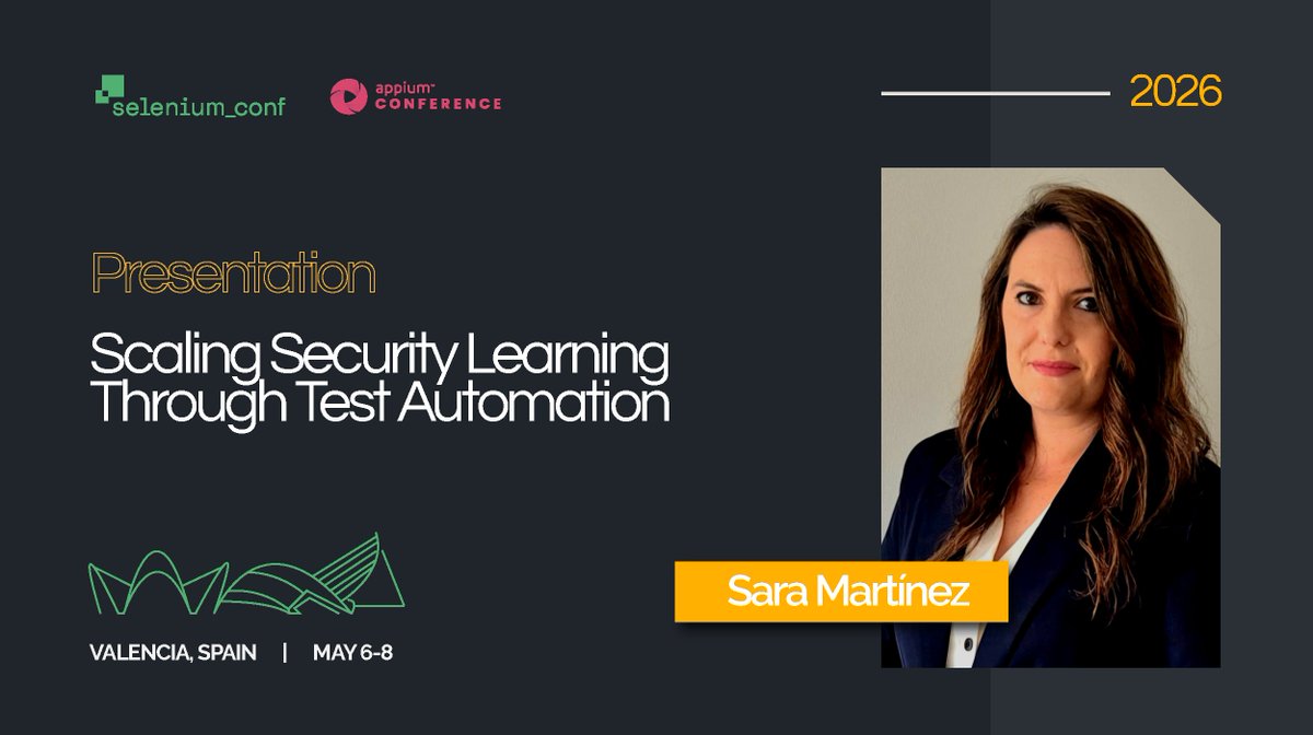 SeleniumConf tweet media