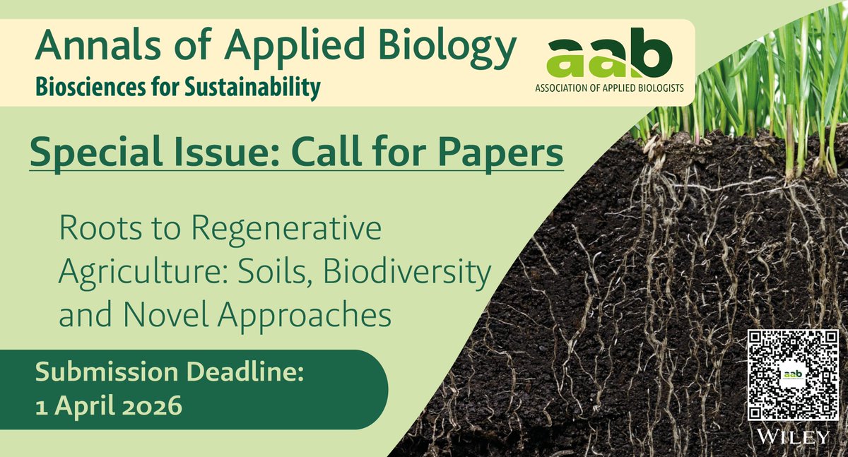 Annals of Applied Biology tweet media