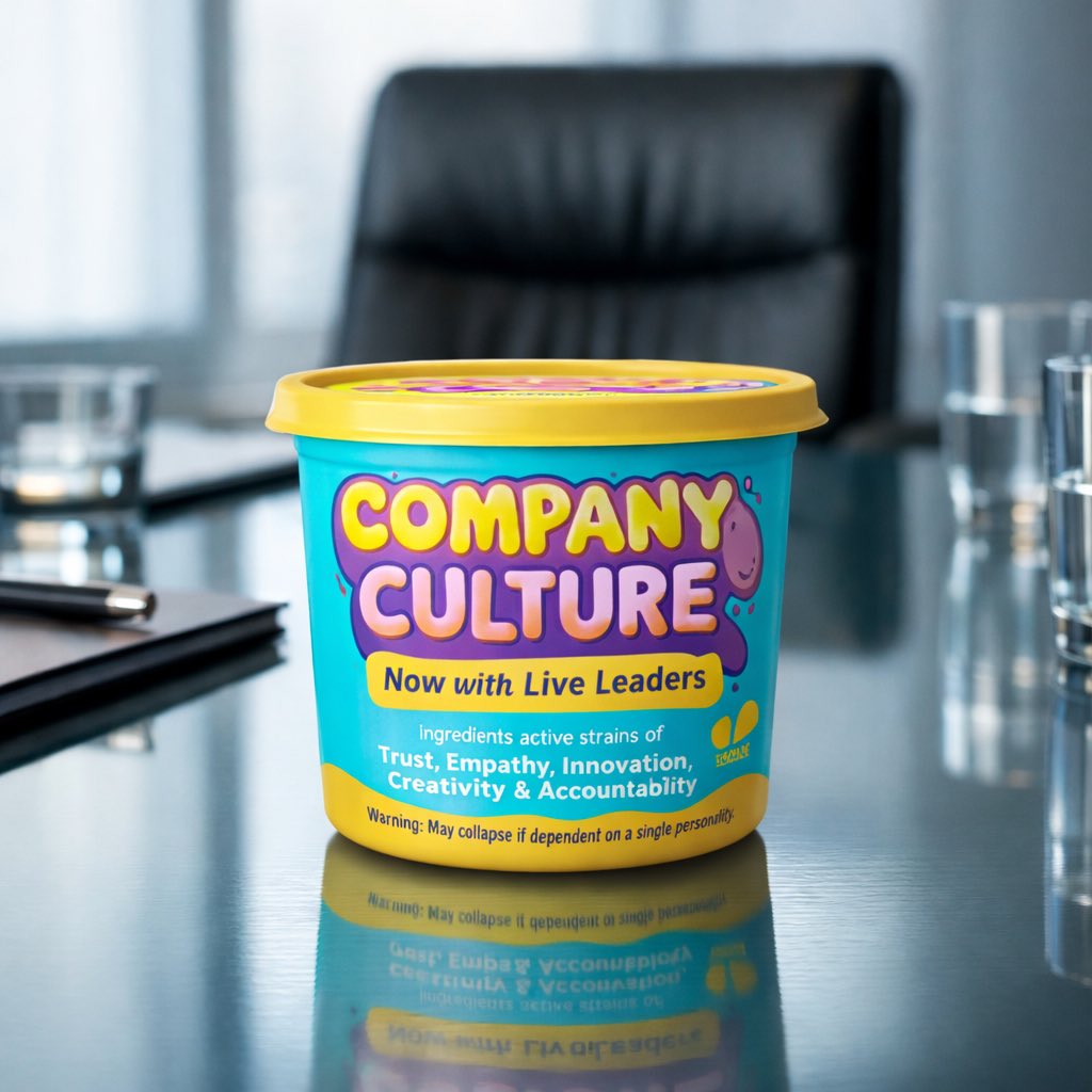 The Yogurt Theory of Company Culture

I know. You’re already tired of the word.

Culture.

It’s been stretched so thin by corporate overuse that it’s almost transparent. Posters in lifts nobody reads. Value statements in reception with the emotional reward of an out of office