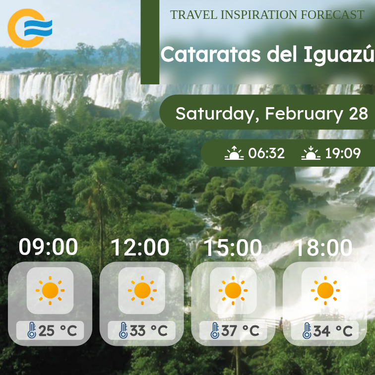 MfiDemo's tweet photo. Plan your day in Argentina with confidence !

Enjoy your stay and remember to stay hydrated while exploring.

#ExploreArgentina #MeteorologicalUpdate https://t.co/Qc0cA1XYxz