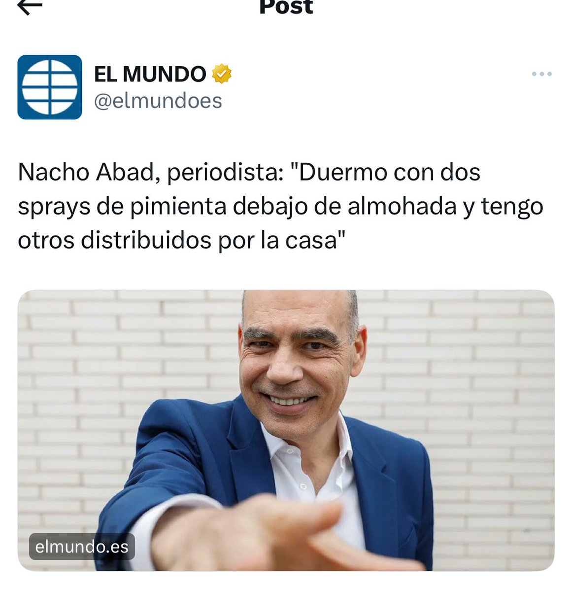 ¿Sabéis cuando os hablo de dormir con la conciencia tranquila? Es lo contrario a esto.