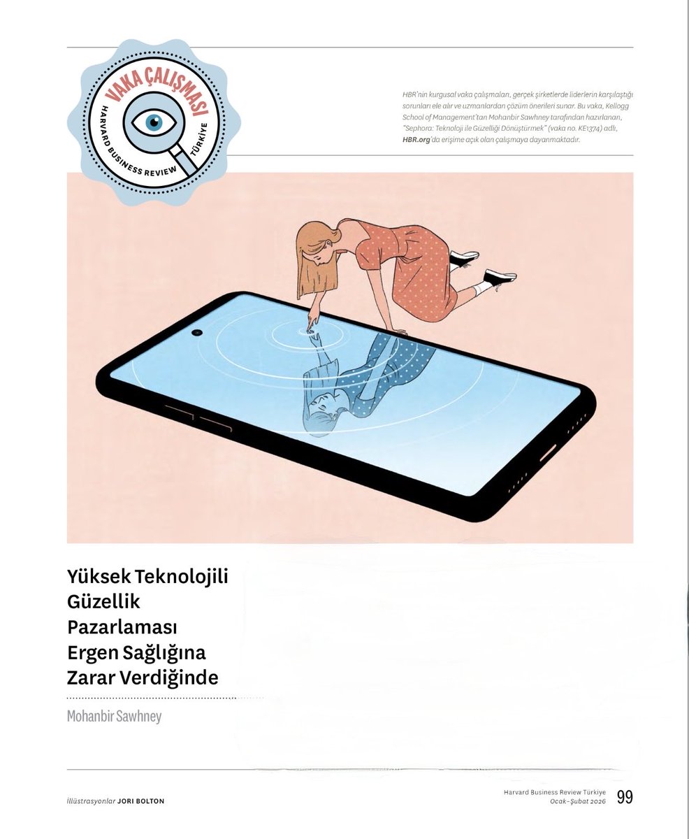 Harvard Business Review Türkiye’nin Ocak–Şubat 2026 sayısında yorumladığım vakada insani değerlerin algoritmanın amaç iskeletine yerleştiği bir tasarım anlayışının mümkün olduğuna odaklandım.  #YapayZekâ  #DavranışBilimi #EtikTasarım #HarvardBusinessReviewTürkiye #BaltaşGrubu