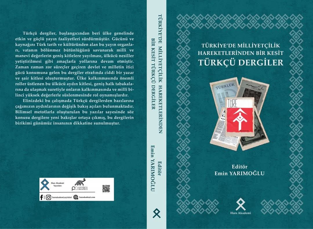 kutlualtay's tweet photo. "Türkiye'de Milliyetçilik Hareketlerinden Bir Kesit: Türkçü Dergiler" adlı kitâpta iki makâlemle yer alıyorum. Böylece varlığı bilinmeyen iki mecmuâyı ve şâiri belirsiz bir şiiri gün yüzüne çıkarttım.

Okumanızı öneririm. https://t.co/xItlPmYgV9