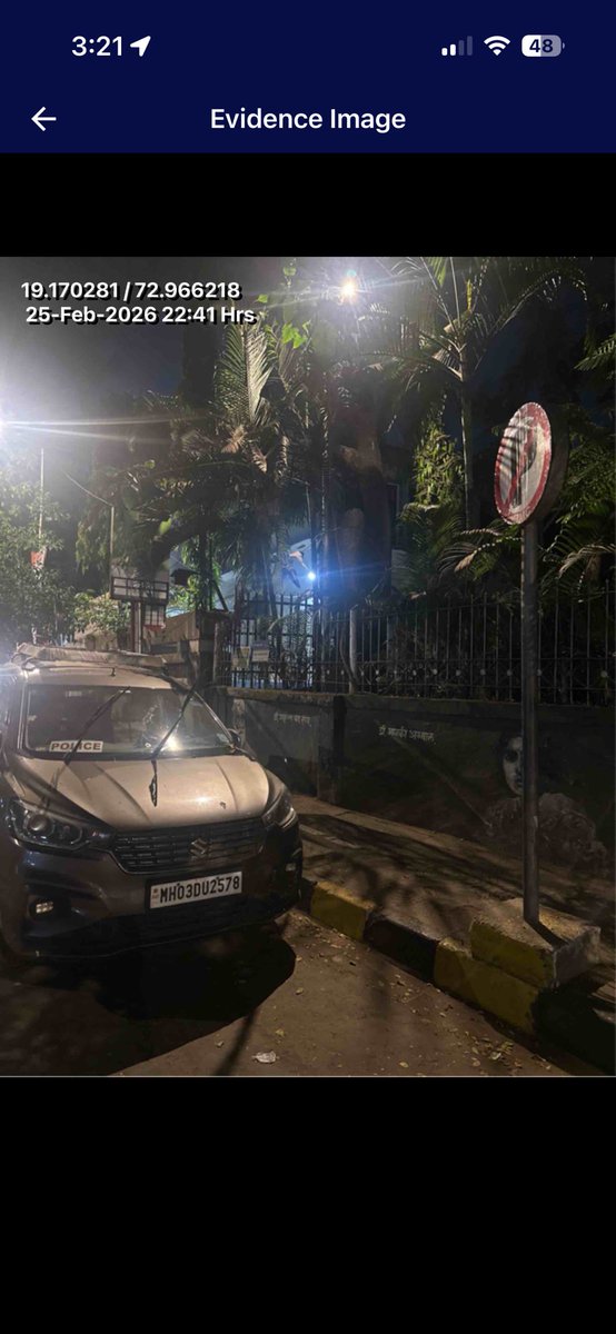 manedarshan's tweet photo. @MTPHereToHelp this report was declined on the app saying “insufficient or unclear evidence”. What else do you need in a report? You can see a car parked in no parking, you see the number, you see no parking board you installed. Isn’t it sufficient? https://t.co/NPXHfp13w5