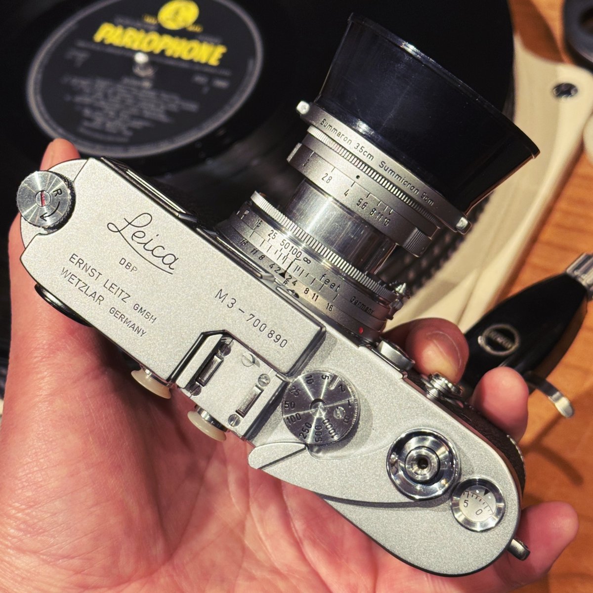 Leica M3 + Summicron 50mm f2 + ITDOO. Each from 1954. ライカ M3と