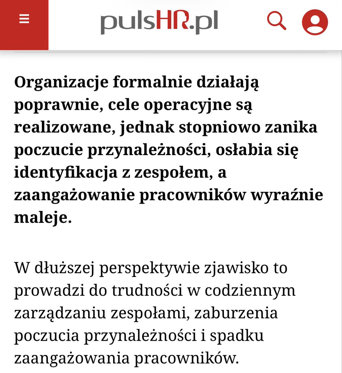 U kapitaluchów panika – jak donosi <a href="/pulshr_pl/">PulsHR.pl</a> ludzie może pracują, firma osiąga cele, ale coraz mniej identyfikują się ze swoimi chujowymi pracami :((((
