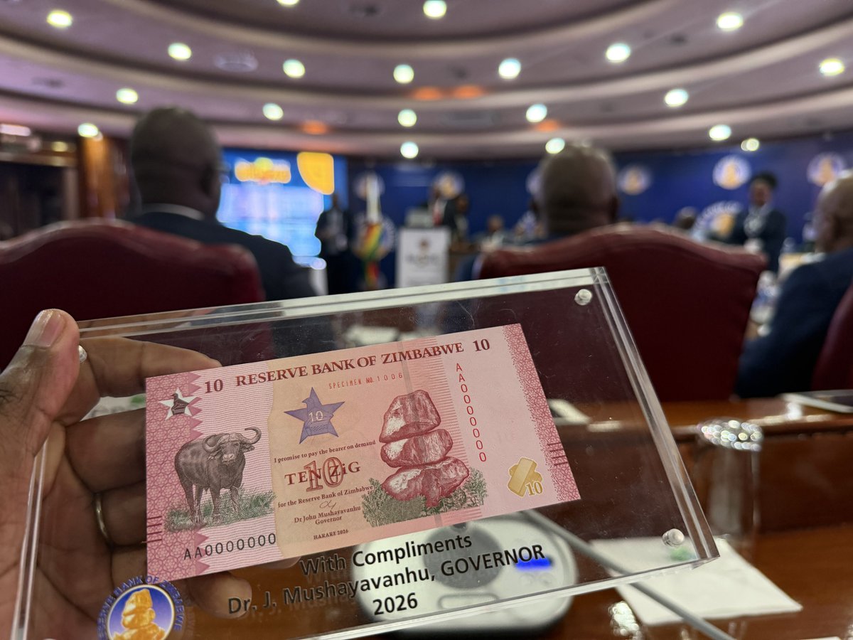 newswireZW's tweet photo. FIRST LOOK: Here’s the new series of ZiG notes coming April 7. 

Notes are in denominations of ZiG10, 20, 50. The 100 and 200 notes will be introduced later. 

Gov. Mushayavanhu: “We’re reissuing ZiG coins so that prices aren’t inflated because there’s no change…” https://t.co/NSj6pEsVMn