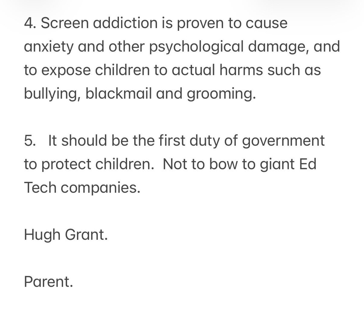 Hugh Grant tweet media