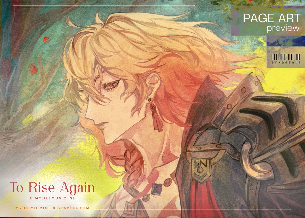 A preview of my page art for <a href="/mydeimoszine/">🍷 To Rise Again: A Mydeimos Zine - POS OPEN🍷</a>
To Rise Again: A Mydeimos Zine 🍷
Thank you for having me!

PO🛒: mydeimoszine.bigcartel.com

#Mydei #HonkaiStarRail
