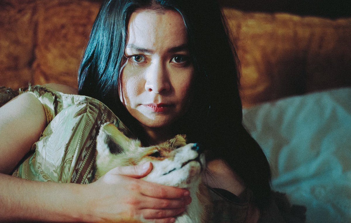 The last lyric of each Mitski album:  

"The light of the world is fading" 
"Can I dream for a few months more?" 
"Goodbye" 
"I'll love some littler things" 
"Two slow dancers, last ones out" 
"That's where you loved me" 
"I'm the king of the land"
"Calling to the thunder, Polo"
