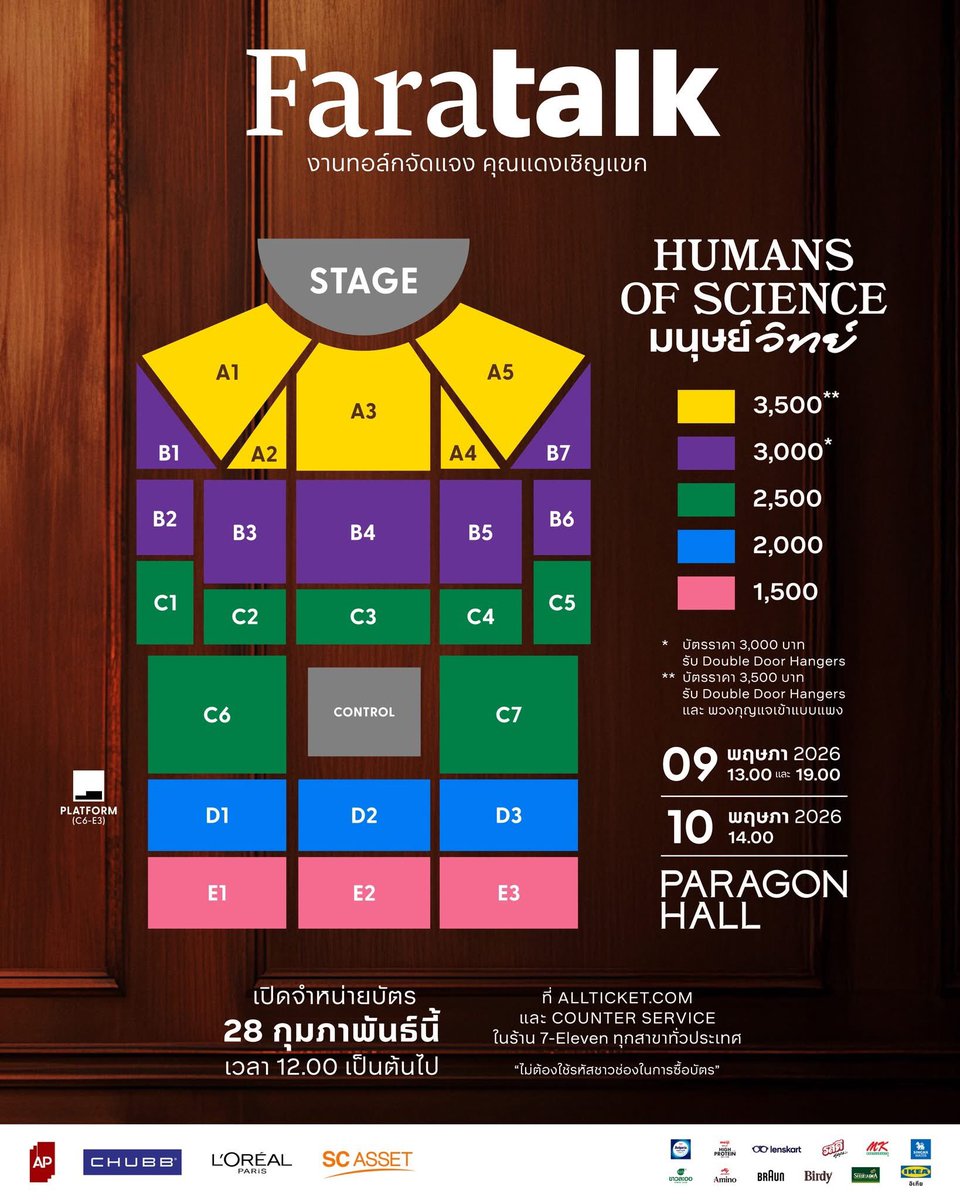 พรุ่งนี้ (28FEB) เที่ยงตรงพร้อมมั้ย #Faratalk จองที่ allticket.com ไม่รู้เลยว่ามันยากมั้ย
