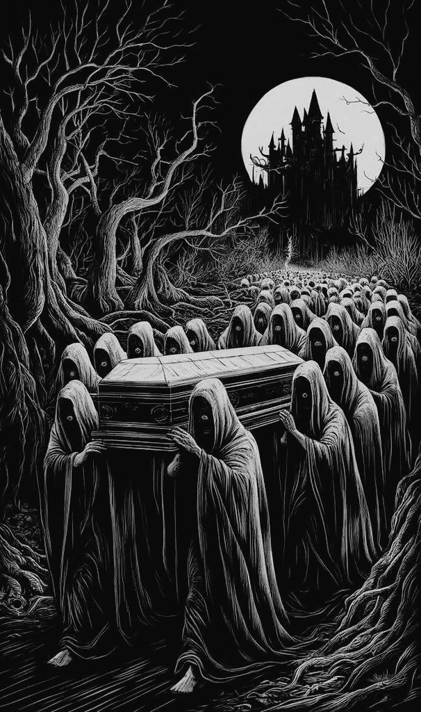 “Réquiem para los muertos, pesadilla para los vivos”.