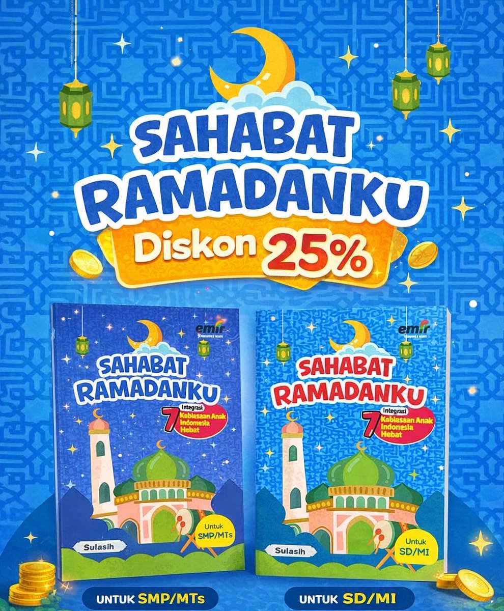 Dapatkan Buku SAHABAT RAMADANKU

Diskon 25% hanya di >> bukabuku.com/searches/index…

@klubbuku 

#buku #bukuramadan