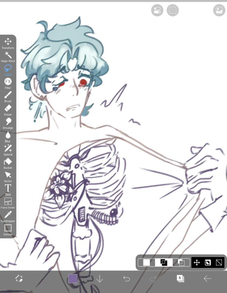 moonpie316's tweet photo. wip lol #dottore #rkgk https://t.co/0xal5Xzfim
