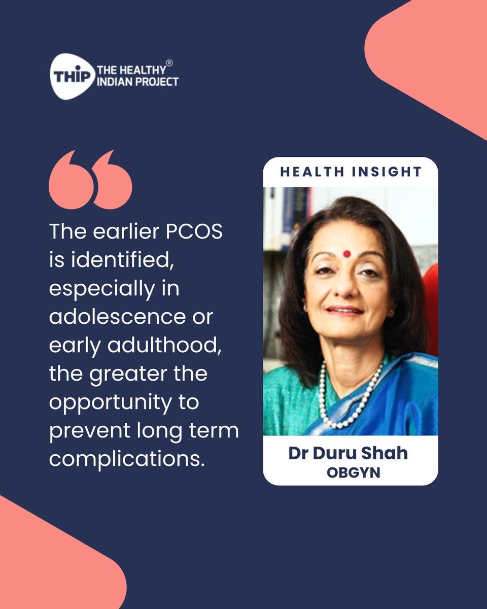 ThipMedia's tweet image. Why is early identification of PCOS important during adolescence or early adulthood?
Read more- ow.ly/jHJk50Ymn8g

#PCOSAwareness #HormoneHealth #WomensHealthIndia #TeenHealth #EarlyDiagnosis