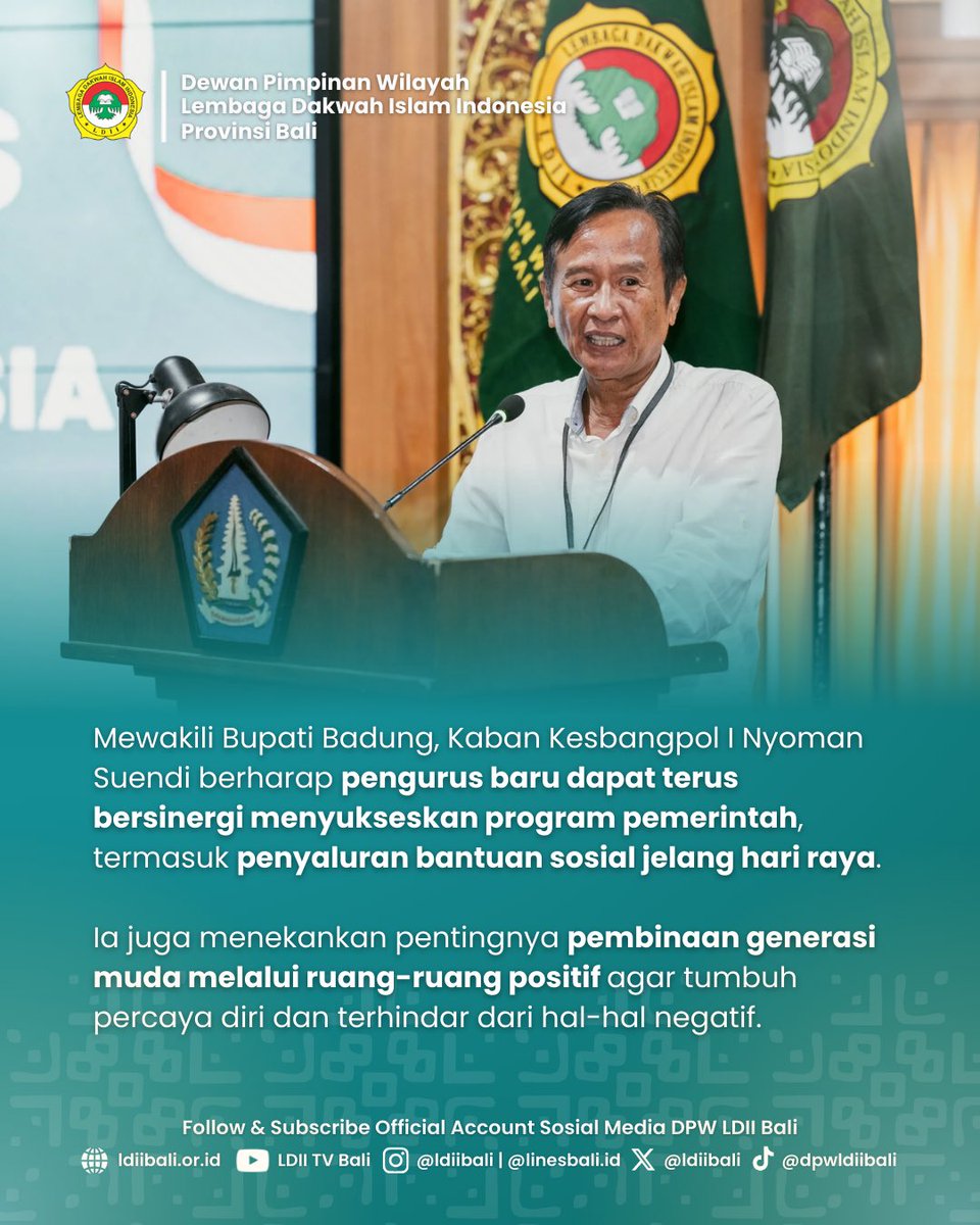 ldiibali's tweet photo. Pengurus Baru LDII Badung Perkuat Sinergi Wujudkan Masyarakat Badung Bahagia
DPW LDII Provinsi Bali mengukuhkan kepengurusan baru DPD LDII Kabupaten Badung masa bakti 2025–2030 di Gedung DPRD Badung, Rabu (18/2/2026).
#LDIIBadung #LDIIBali #LDII #LDIIUntukBangsa https://t.co/33cuWgcTK7