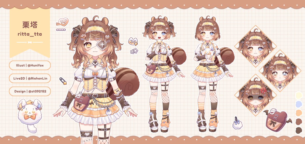✧*｡ Vtuber Model

V皮合輯(*ˇωˇ*人)✨
有興趣歡迎詢問.ᐟ.ᐟ

#Live2DModel
